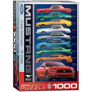Eurographics Puzzles Ford Mustang 50 Years 6000-0699 1000 Pieces New NIB